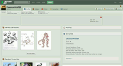 Desktop Screenshot of deamonwolf89.deviantart.com