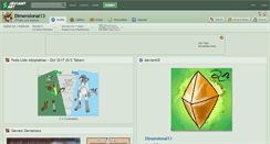 Desktop Screenshot of dimensional13.deviantart.com