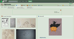 Desktop Screenshot of nightshadoe.deviantart.com