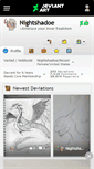 Mobile Screenshot of nightshadoe.deviantart.com