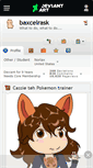 Mobile Screenshot of baxcelrask.deviantart.com