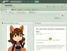 Tablet Screenshot of baxcelrask.deviantart.com