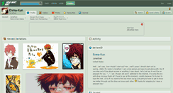 Desktop Screenshot of enma-kun.deviantart.com