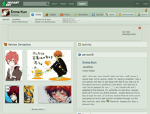 Tablet Screenshot of enma-kun.deviantart.com