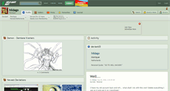 Desktop Screenshot of hildago.deviantart.com