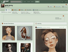 Tablet Screenshot of gada-jermy.deviantart.com