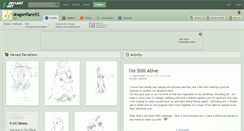Desktop Screenshot of dragonflare92.deviantart.com