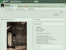 Tablet Screenshot of lostkidx.deviantart.com