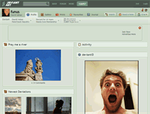 Tablet Screenshot of funus.deviantart.com