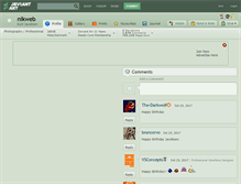 Tablet Screenshot of nikweb.deviantart.com