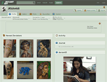 Tablet Screenshot of jrschmidt.deviantart.com