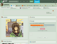 Tablet Screenshot of anaxnyu.deviantart.com