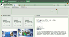 Desktop Screenshot of junoofjetforce.deviantart.com