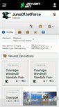 Mobile Screenshot of junoofjetforce.deviantart.com