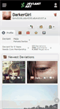Mobile Screenshot of darkergirl.deviantart.com
