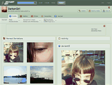 Tablet Screenshot of darkergirl.deviantart.com