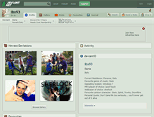 Tablet Screenshot of ibx93.deviantart.com