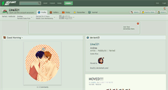 Desktop Screenshot of lina321.deviantart.com