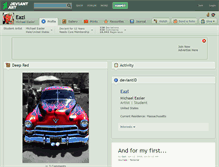 Tablet Screenshot of eazl.deviantart.com