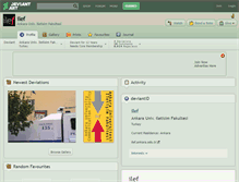 Tablet Screenshot of ilef.deviantart.com
