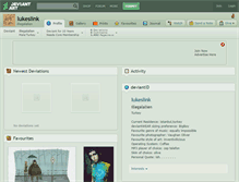 Tablet Screenshot of lukeslink.deviantart.com