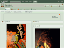 Tablet Screenshot of kryptoeyez.deviantart.com
