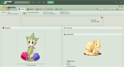 Desktop Screenshot of light-fox.deviantart.com