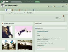 Tablet Screenshot of marakesha-shoots.deviantart.com