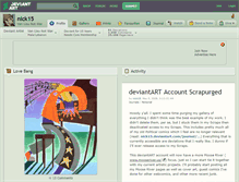 Tablet Screenshot of nick15.deviantart.com
