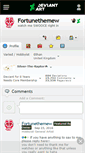 Mobile Screenshot of fortunethemew.deviantart.com