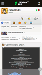 Mobile Screenshot of necozuki.deviantart.com