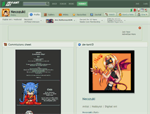 Tablet Screenshot of necozuki.deviantart.com