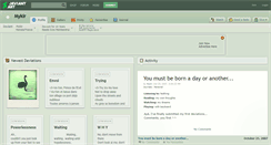Desktop Screenshot of mykir.deviantart.com