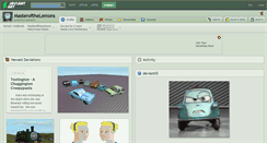 Desktop Screenshot of masterofthelemons.deviantart.com