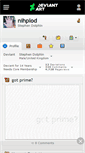 Mobile Screenshot of nihplod.deviantart.com