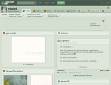 Tablet Screenshot of nihplod.deviantart.com