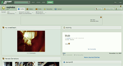 Desktop Screenshot of explodus.deviantart.com