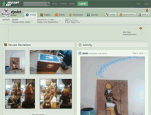 Tablet Screenshot of djedet.deviantart.com