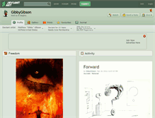 Tablet Screenshot of gibbygibson.deviantart.com