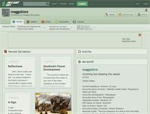 Tablet Screenshot of maggotlore.deviantart.com