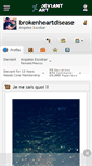 Mobile Screenshot of brokenheartdisease.deviantart.com