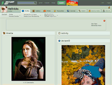 Tablet Screenshot of hellvicks.deviantart.com