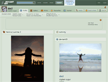 Tablet Screenshot of doci.deviantart.com
