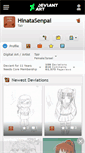 Mobile Screenshot of hinatasenpai.deviantart.com