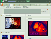 Tablet Screenshot of evogen.deviantart.com