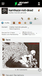 Mobile Screenshot of kamikaze-not-dead.deviantart.com