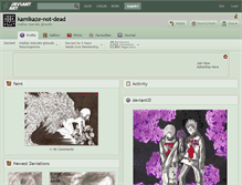 Tablet Screenshot of kamikaze-not-dead.deviantart.com