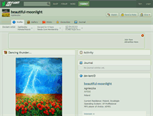 Tablet Screenshot of beautiful-moonlight.deviantart.com