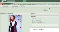 Desktop Screenshot of ladiesoftheroundtabl.deviantart.com