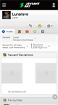 Mobile Screenshot of lunarave.deviantart.com